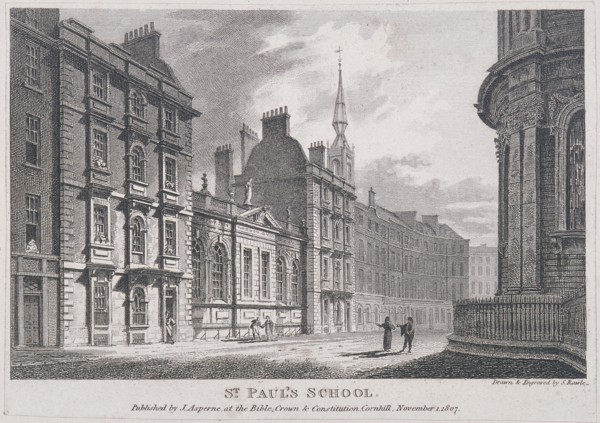 St Paul's School, London, 1807. Artist: Samuel Rawle