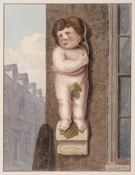 Pye Corner, London, 1812. Artist: George Shepheard