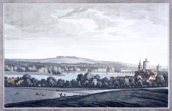 The River Thames at Battersea, London, 1795. Artist: Joseph Constantine Stadler