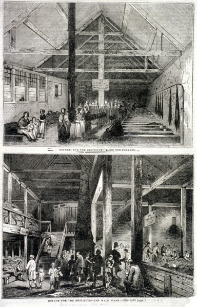 The Whitecross Street Prison for debtors, London, 1843. Artist: Anon