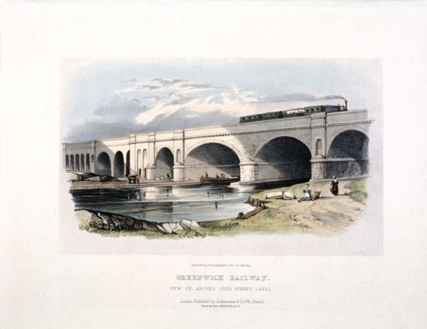 View of the Surrey Canal, Deptford, London, c1840. Artist: Anon