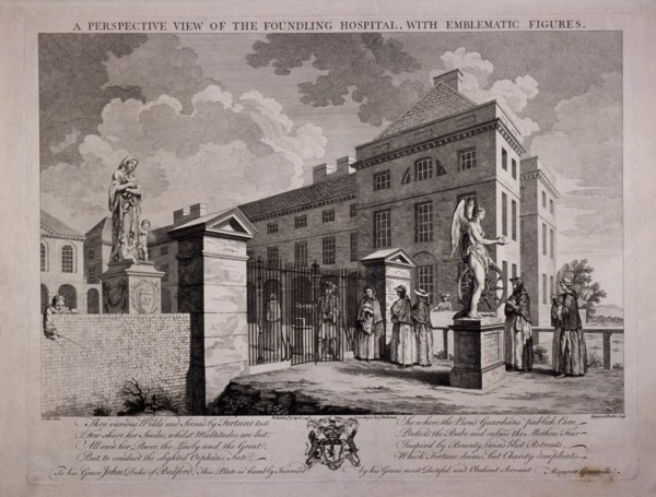 Guilford Street, St Pancras, London, 1749. Artist: Michael Angelo Rooker