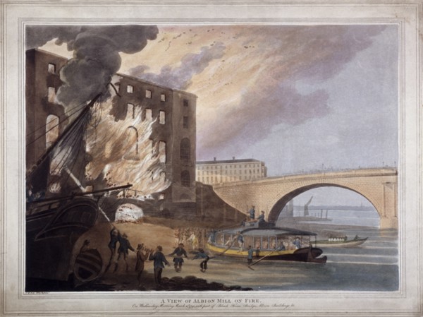 Albion Place, Southwark, London, 1791. Artist: John William Edy