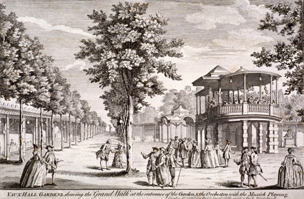 Vauxhall Gardens, Lambeth, London, c1751. Artist: Anon