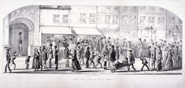 The Cut, Lambeth, London, c1850. Artist: Anon
