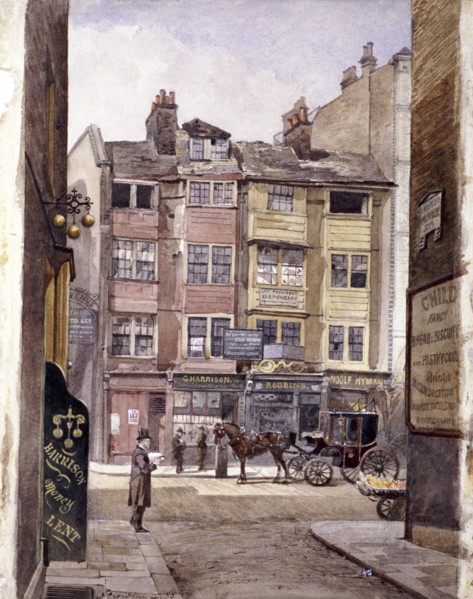 Aldersgate Street, London, 1886. Artist: John Crowther