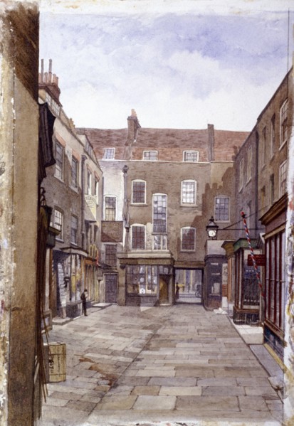 Leather Sellers' Buildings, London Wall, London, 1883. Artist: John Crowther