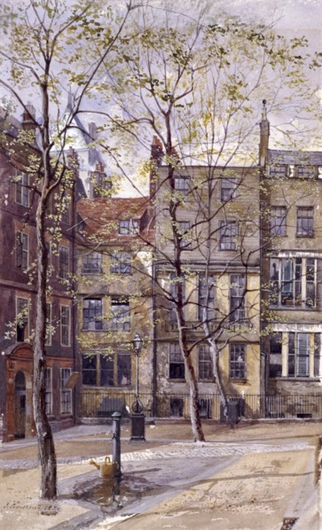 Inner Temple, London, 1880. Artist: John Crowther