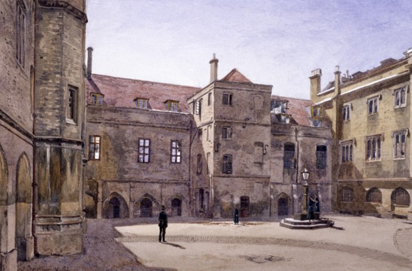 Christ's Hospital, London, 1881. Artist: John Crowther