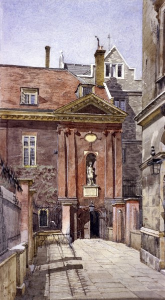 Christ's Hospital, London, 1881. Artist: John Crowther