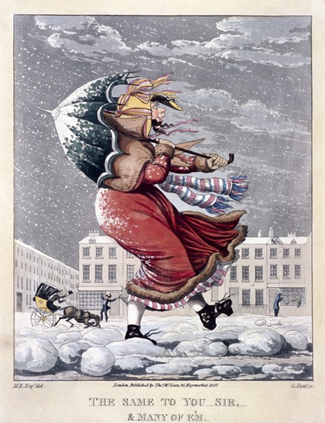 'The same to you sir, and many of 'em', 1827. Artist: George Hunt