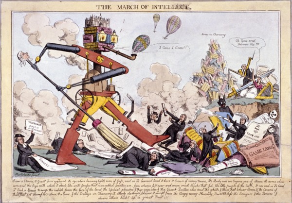 'The March of Intellect', (1828?). Artist: Robert Seymour