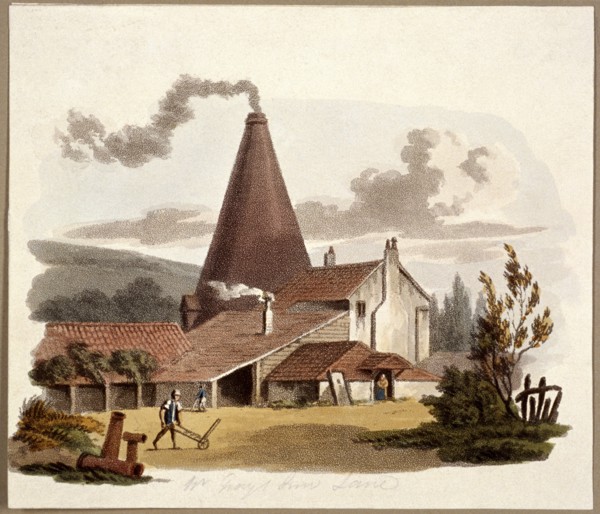 Tile Kiln, Gray's Inn Road, Holborn, London, 1812. Artist: William Pickett