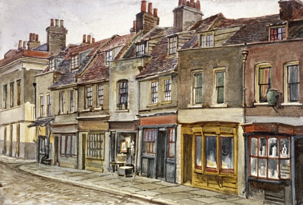Cable Street, Stepney, London, c1830. Artist: Frederick Calvert