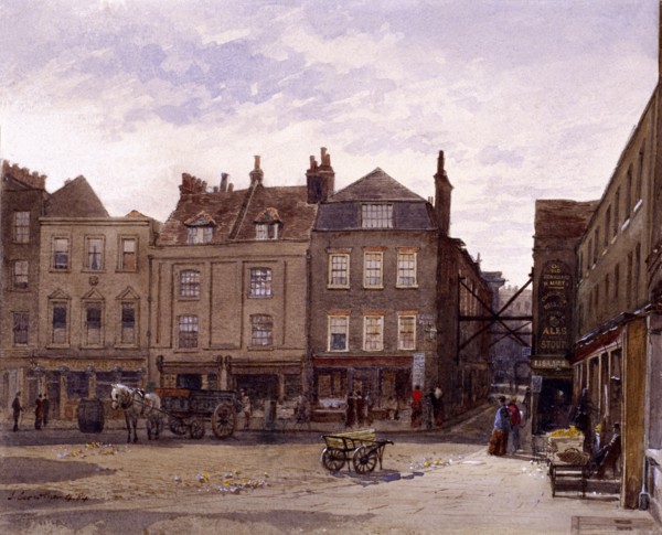 St James's Place, Aldgate, 1884. Artist: John Crowther