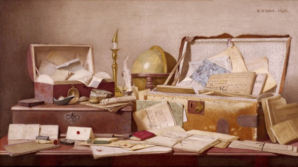 'The Search for the Will', 1890. Artist: Benjamin Walter Spiers