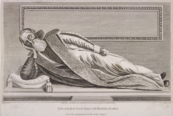Monument to Sir Edward Bruce in Rolls Chapel, Chancery Lane, London, 1794. Artist: King