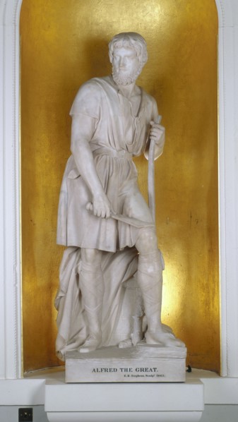 Alfred the Great in the Neatherd's Cottage, 1863. Artist: Edward Bowring Stephens