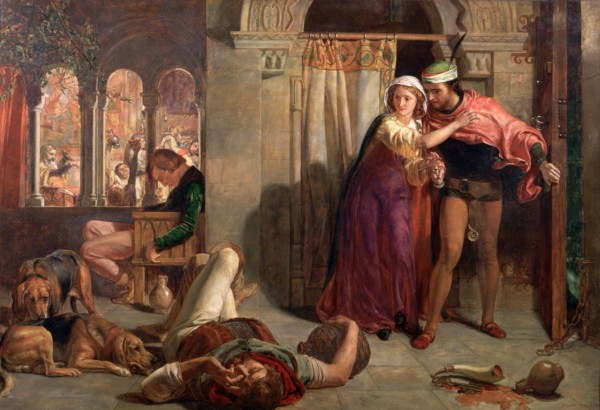'The Eve of St Agnes', 1848. Artist: William Holman Hunt