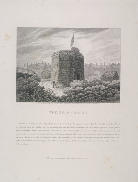 The Bear Garden, Southwark, London, c1600. Artist: Anon