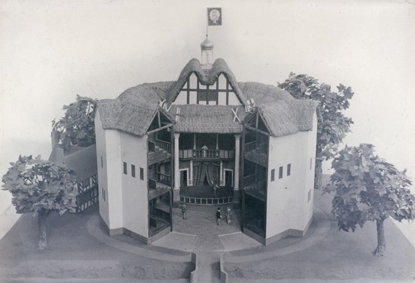 Model of the Globe Theatre, c1950. Artist: Anon