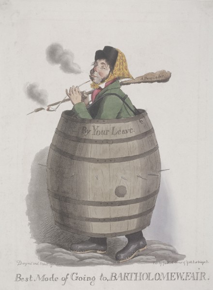 'Best Mode of Going to Bartholomew Fair', c1825. Artist: Theodore Lane