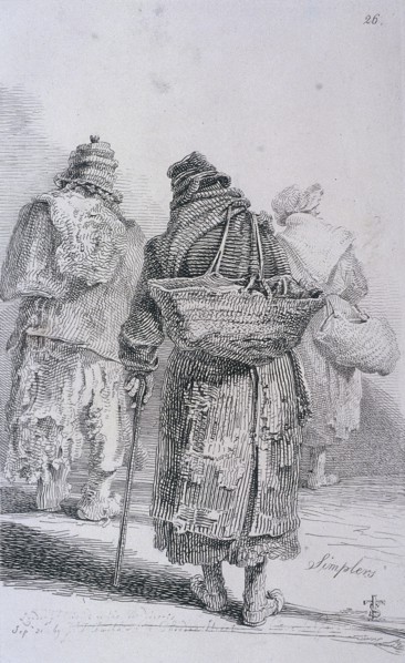 'Simplers', Cries of London, (c1819?). Artist: John Thomas Smith