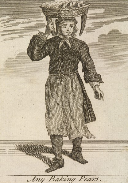 'Any Baking Pears', Cries of London, (c1688?). Artist: Anon