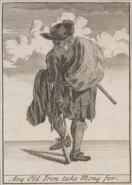 'Any Old Iron take Mony for', Cries of London, (c1688?). Artist: Anon