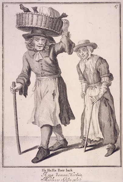'Ha Ha Ha Poor Jack', Cries of London, (c1688?). Artist: Anon