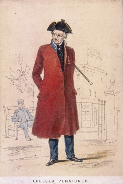 A Chelsea pensioner, 1855. Artist: Day & Son