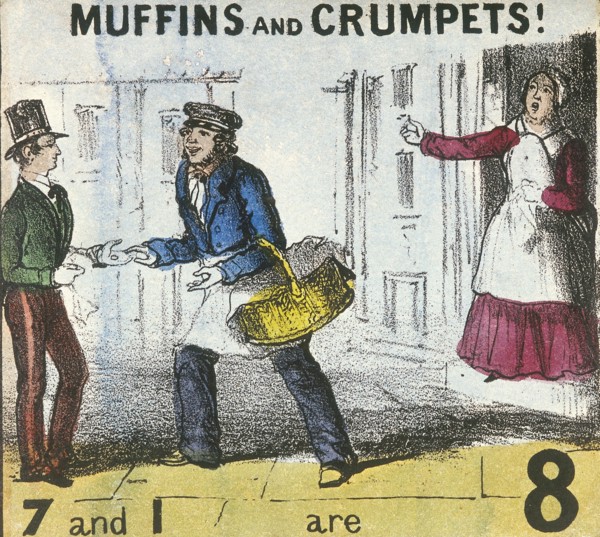 'Muffins and Crumpets!', Cries of London, c1840. Artist: TH Jones