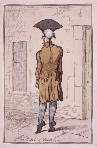John Burges MD, 1795. Artist: James Gillray