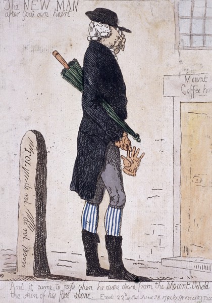 'The new man after God's own heart', 1791. Artist: Anon