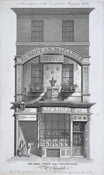 No 32 Cornhill, London, c1800. Artist: Samuel Rawle