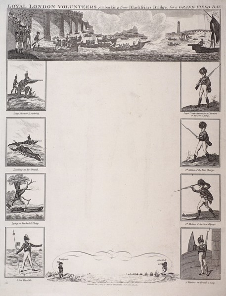 Loyal London Volunteers, 1804. Artist: Anon