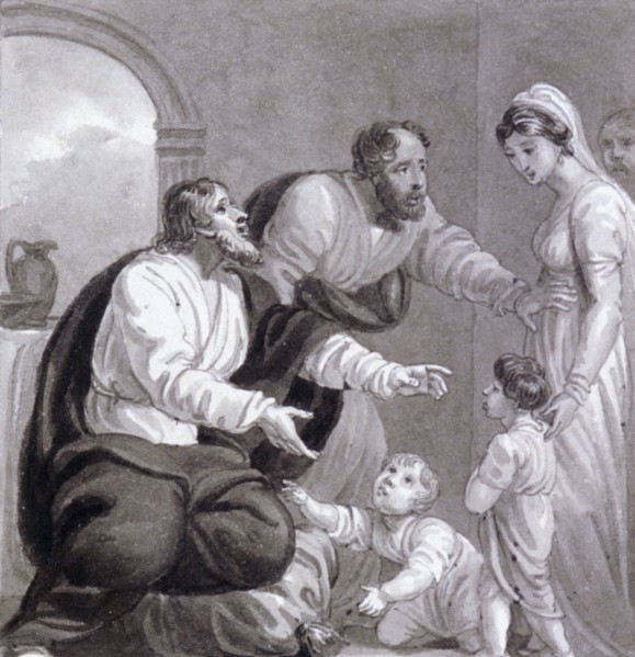 Christ and the children', c1810-c1844. Artist: Henry Corbould