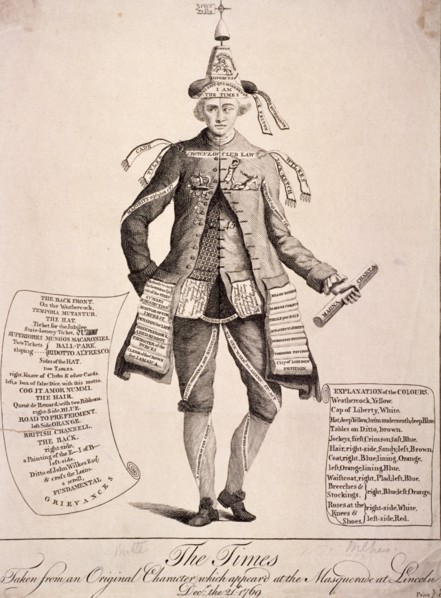 'The Times', 1769. Artist: Anon