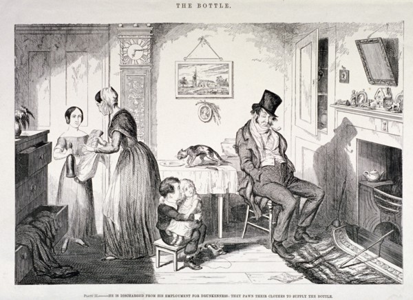 'The Bottle', 1847. Artist: George Cruikshank