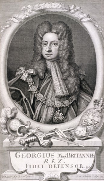George I, King of Great Britain, 1718. Artist: George Vertue