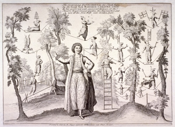 The Grand Turk, Mahomed Caratha, at the New Wells, (Islington Spa), London, c1780. Artist: Anon