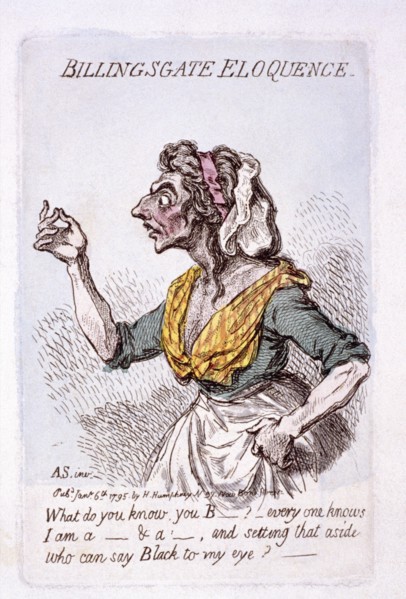 Billingsgate eloquence', 1795. Artist: James Gillray