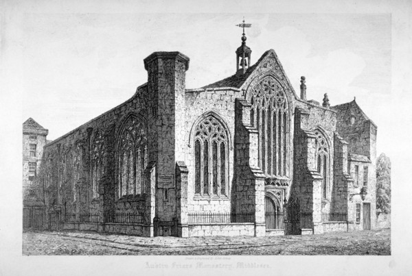 Austin Friars, City of London, c1812. Artist: John Coney
