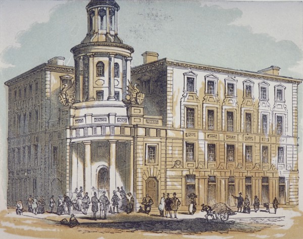 View of the New Coal Exchange in Lower Thames Street, City of London, 1849. Artist: Anon