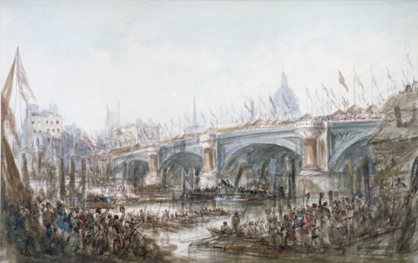 Opening of Blackfriars Bridge, London, 1869. Artist: George Chambers