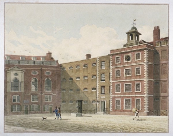 Bridewell, City of London, 1821. Artist: Thomas Hosmer Shepherd