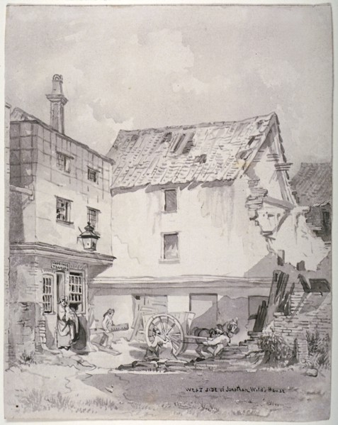 Chick Lane, City of London, 1825. Creator: Robert Blemmell Schnebbelie.