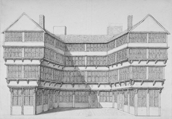 House in Hart Street, Crutched Friars, City of London, 1800. Artist: Anon