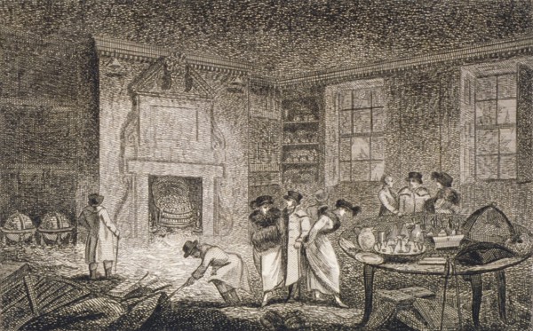 Interior view of the premises of Nathaniel Bentley, Leadenhall Street, City of London, 1804. Creator: Anon.