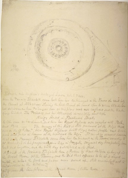 Dish thought to have been used by Princess Elizabeth in 1554, 1830. Artist: Anon